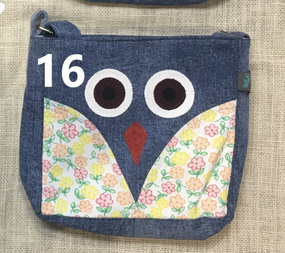 Owl Bag - Second Chance Upcycled