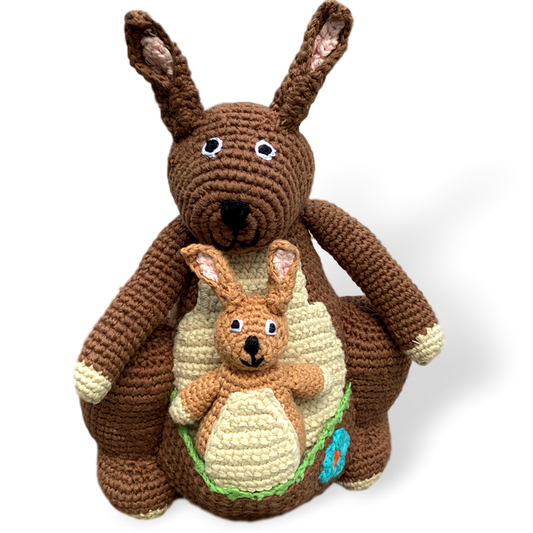 Kangaroo With Joey