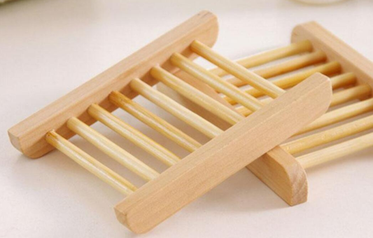 Soap Tray Natural Bamboo - Here and There Makers