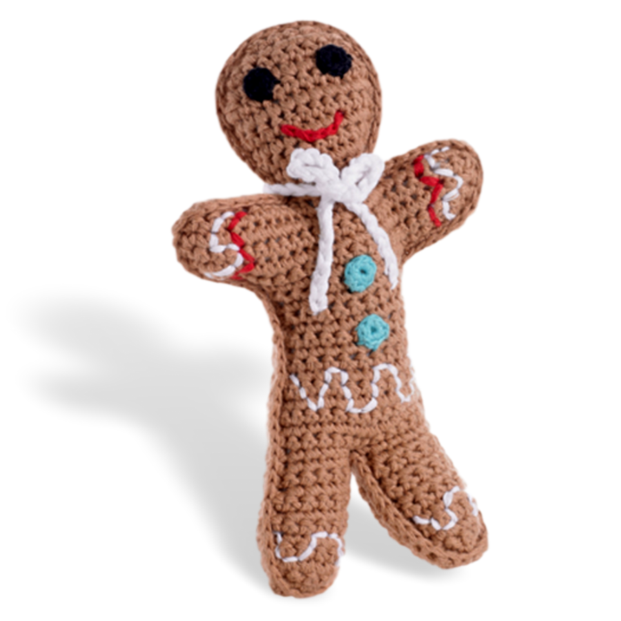 Gingerbread Man Rattle - Here and There Makers