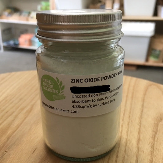 Zinc Oxide Powder Jar - Here and There Makers