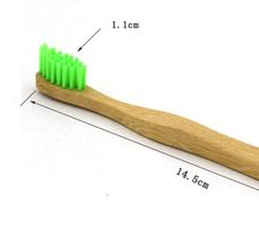 Toothbrush Bamboo Child Sized - Here and There Makers