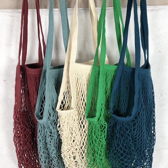 Shopping Bag - Cotton String (35cm x 55cm) - Here and There Makers